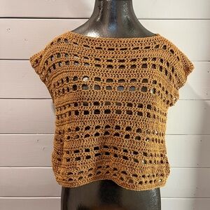 Handmade – Crochet Top M (Estimated)